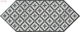 Плитка Kerama Marazzi Келуш черно белый 5 декор (14х34) арт. HGD\A484\35006